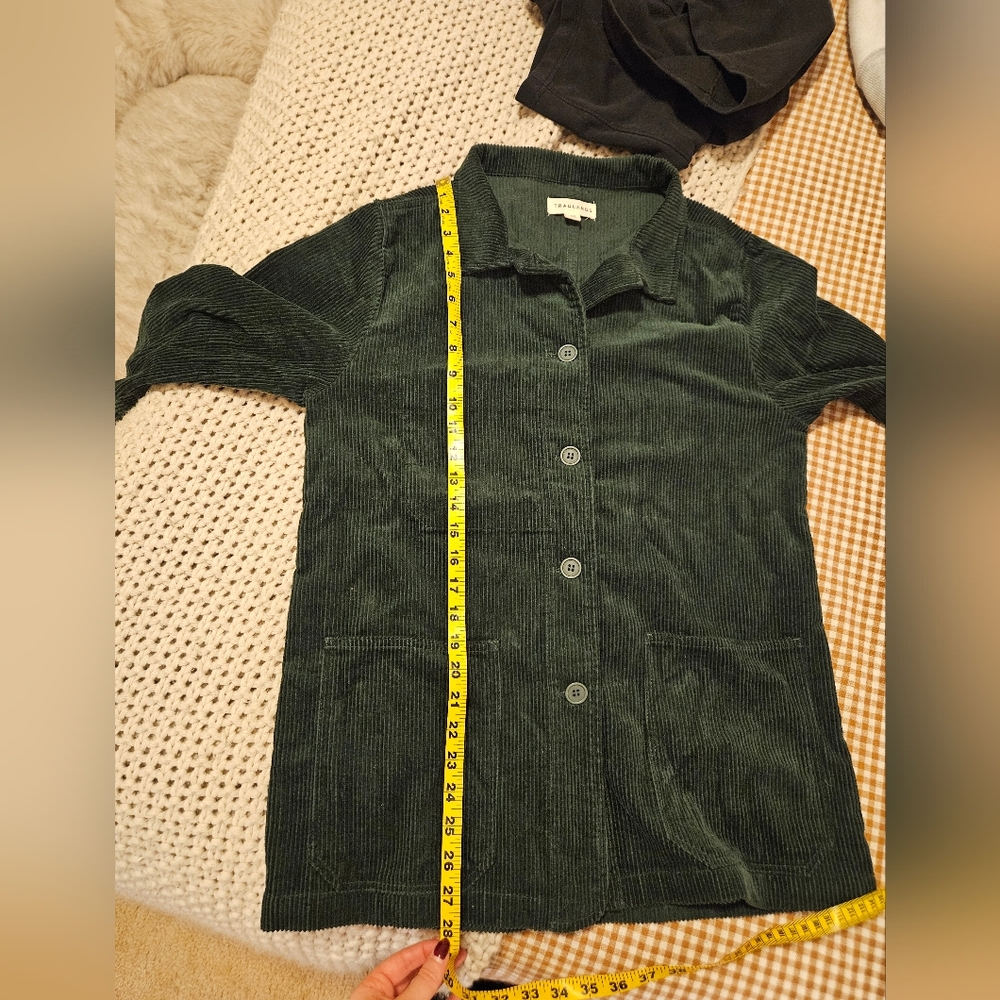 Tradlands Forest Green Corduroy Utility Jacket - Picture 8 of 8